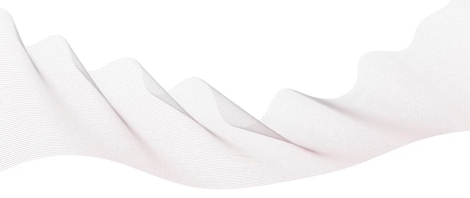 Wave line background with smooth shape. Stock Illustration