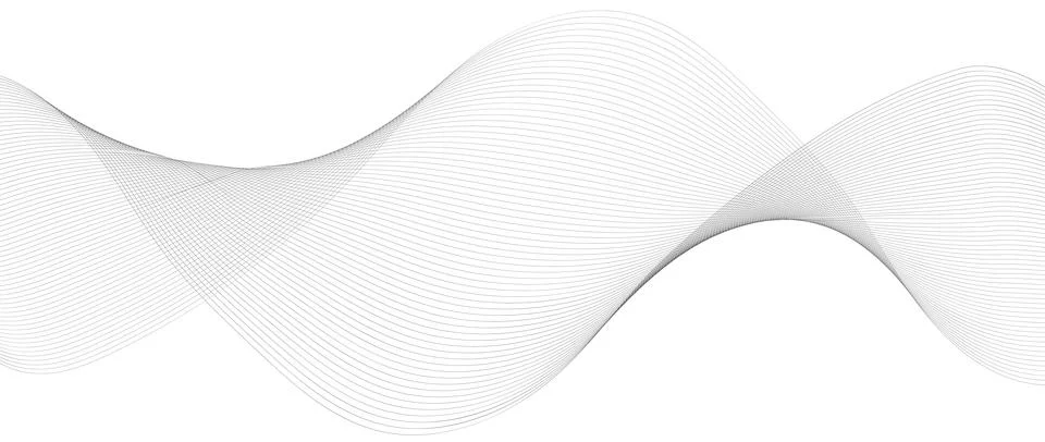 Wave line background with smooth shape. Stock Illustration