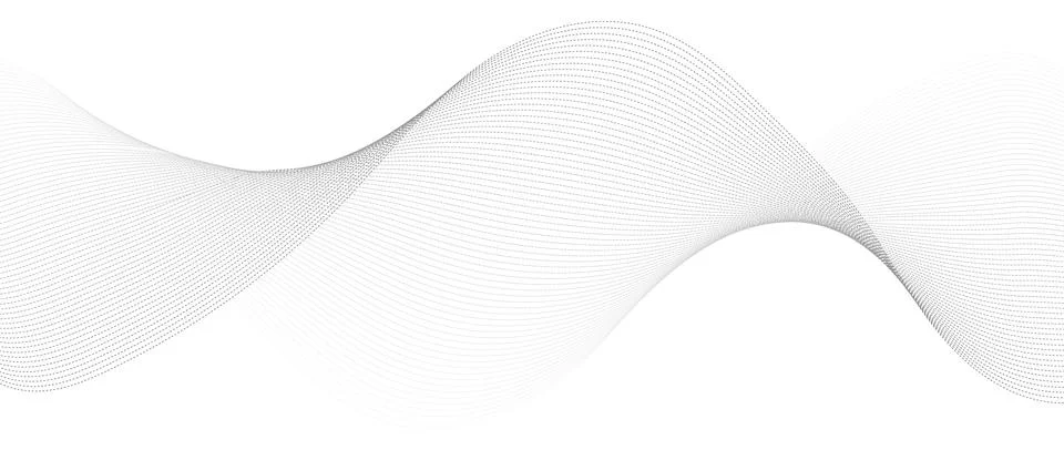 Wave line background with smooth shape. Stock Illustration