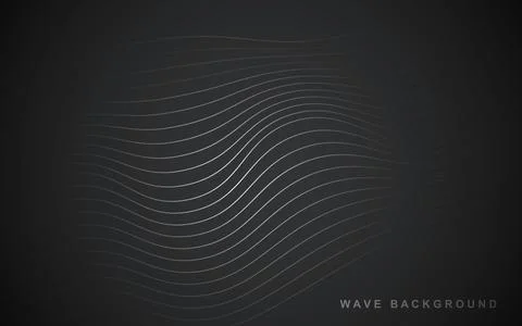 Wave line motion background. High tech wave background. 스톡 일러스트
