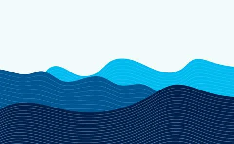 Wave line stripe pattern abstract Stock Illustration