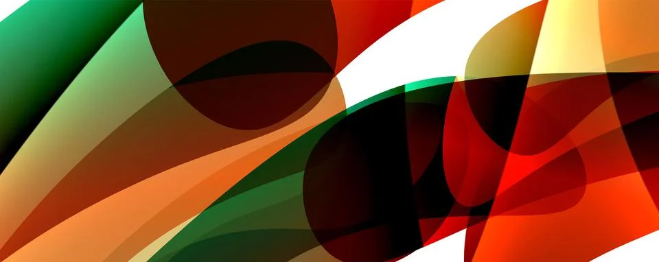 Wave lines and dynamic geometric design. Vector Illustration For Wallpaper Stock Illustration