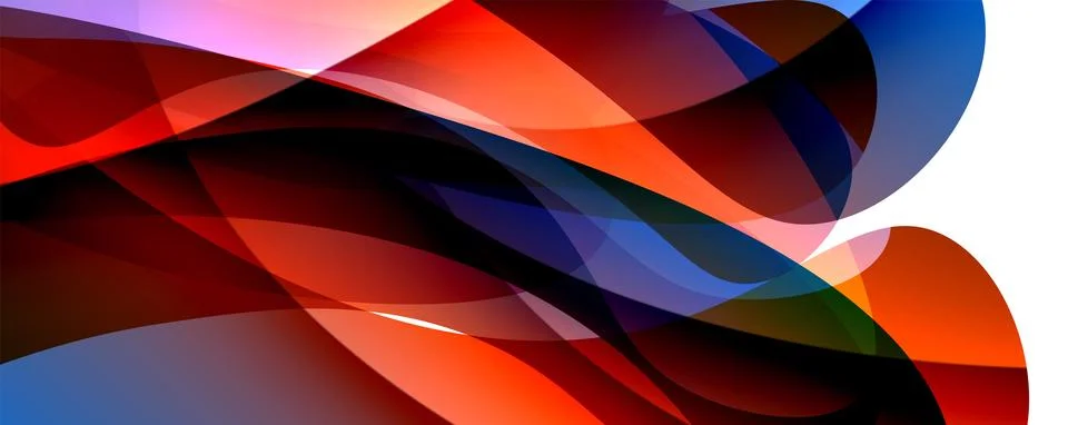 Wave lines and dynamic geometric design. Vector Illustration For Wallpaper Stock Illustration