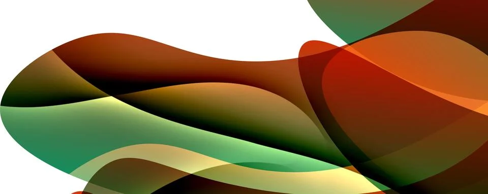 Wave lines and dynamic geometric design. Vector Illustration For Wallpaper Illustrazione stock