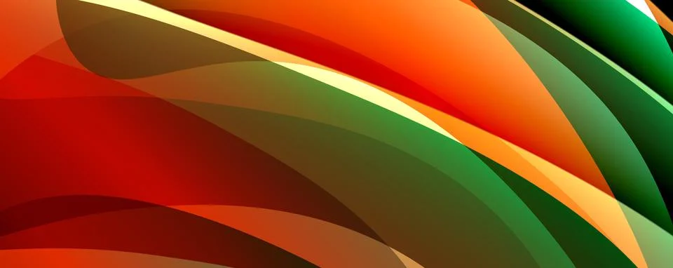 Wave lines and dynamic geometric design. Vector Illustration For Wallpaper Illustrazione stock