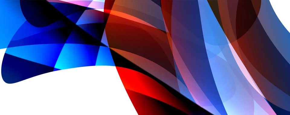 Wave lines and dynamic geometric design. Vector Illustration For Wallpaper Stock Illustration