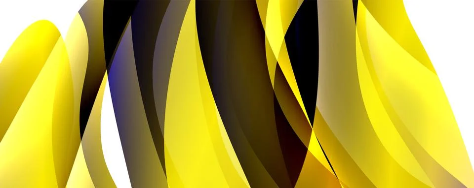 Wave lines and dynamic geometric design. Vector Illustration For Wallpaper Illustrazione stock