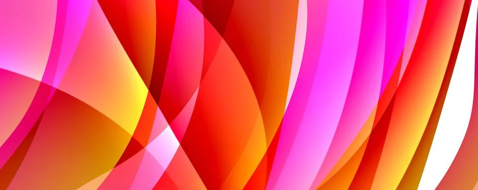 Wave lines and dynamic geometric design. Vector Illustration For Wallpaper Illustrazione stock