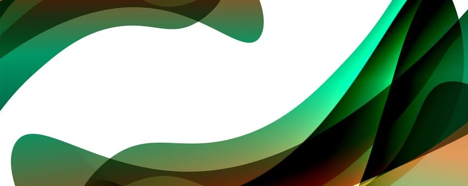 Wave lines and dynamic geometric design. Vector Illustration For Wallpaper Stock Illustration