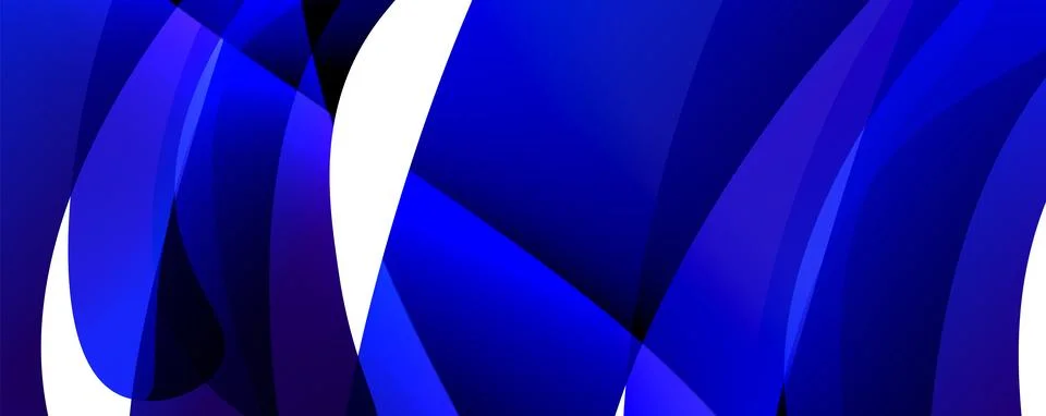 Wave lines and dynamic geometric design. Vector Illustration For Wallpaper Stock Illustration