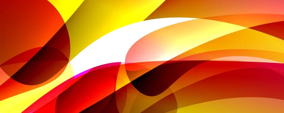 Wave lines and dynamic geometric design. Vector Illustration For Wallpaper Stock Illustration