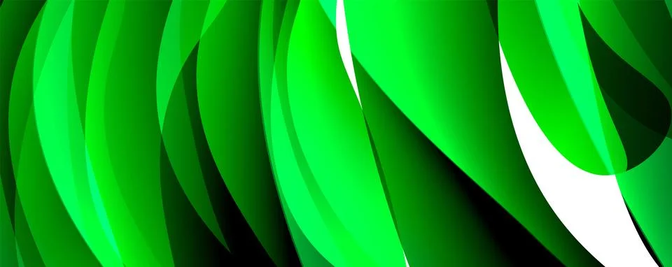 Wave lines and dynamic geometric design. Vector Illustration For Wallpaper Illustrazione stock