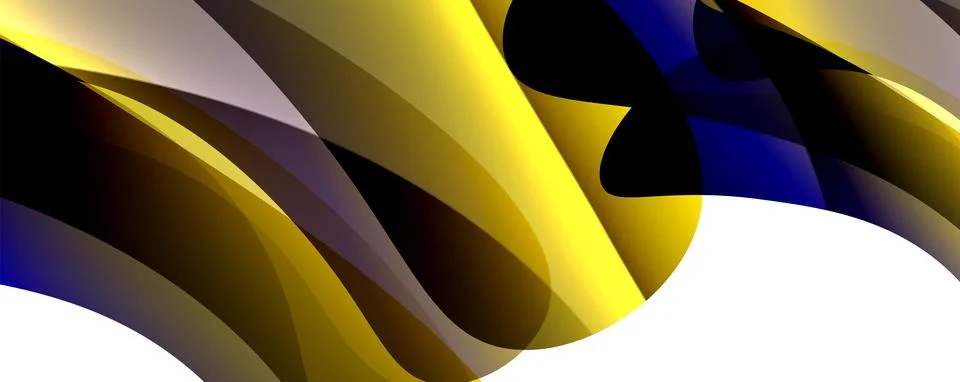 Wave lines and dynamic geometric design. Vector Illustration For Wallpaper Illustrazione stock