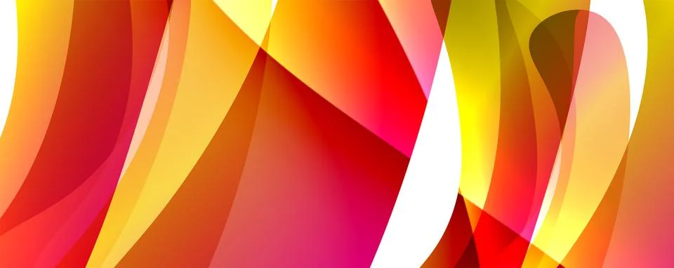 Wave lines and dynamic geometric design. Vector Illustration For Wallpaper Stock Illustration