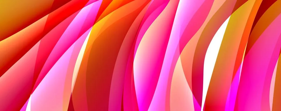Wave lines and dynamic geometric design. Vector Illustration For Wallpaper Stock Illustration