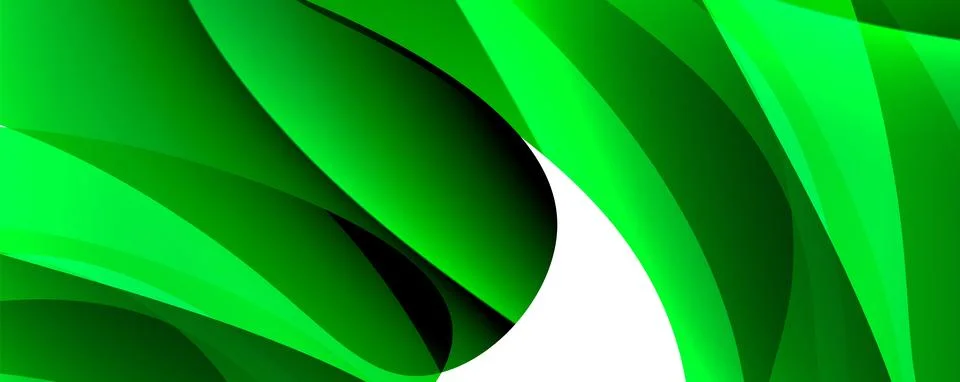 Wave lines and dynamic geometric design. Vector Illustration For Wallpaper Illustrazione stock
