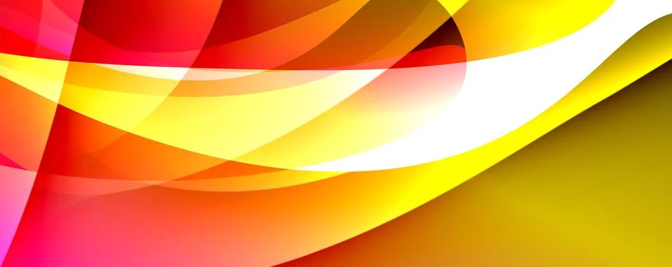Wave lines and dynamic geometric design. Vector Illustration For Wallpaper Stock Illustration