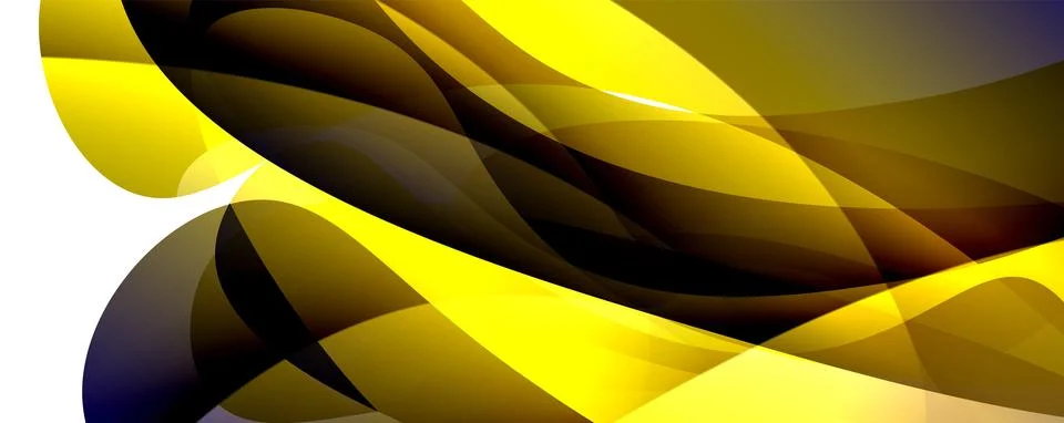 Wave lines and dynamic geometric design. Vector Illustration For Wallpaper Stock Illustration