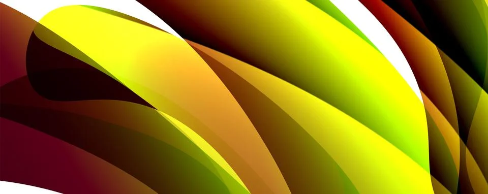 Wave lines and dynamic geometric design. Vector Illustration For Wallpaper Stock Illustration
