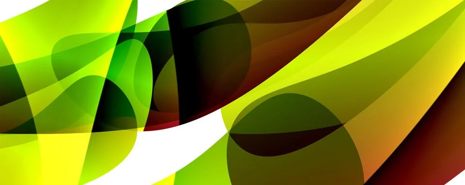 Wave lines and dynamic geometric design. Vector Illustration For Wallpaper Stock Illustration