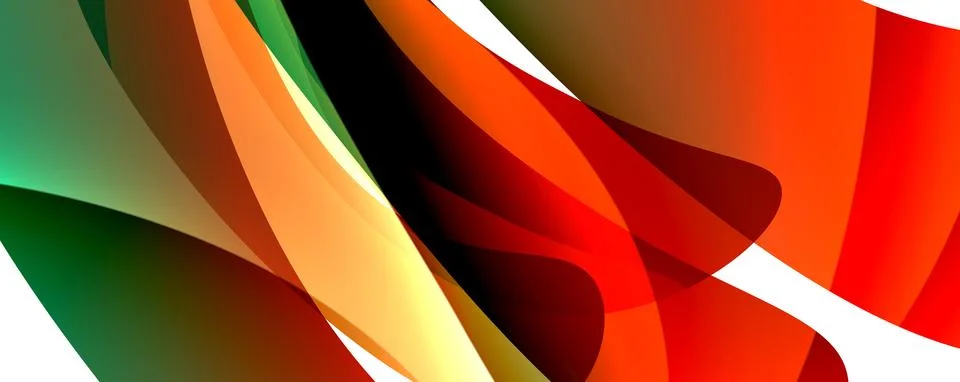 Wave lines and dynamic geometric design. Vector Illustration For Wallpaper Stock Illustration