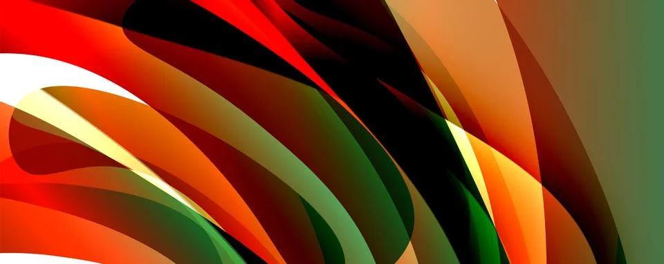 Wave lines and dynamic geometric design. Vector Illustration For Wallpaper Illustrazione stock
