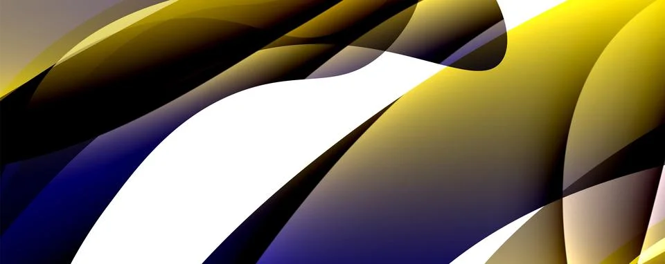 Wave lines and dynamic geometric design. Vector Illustration For Wallpaper Stock Illustration