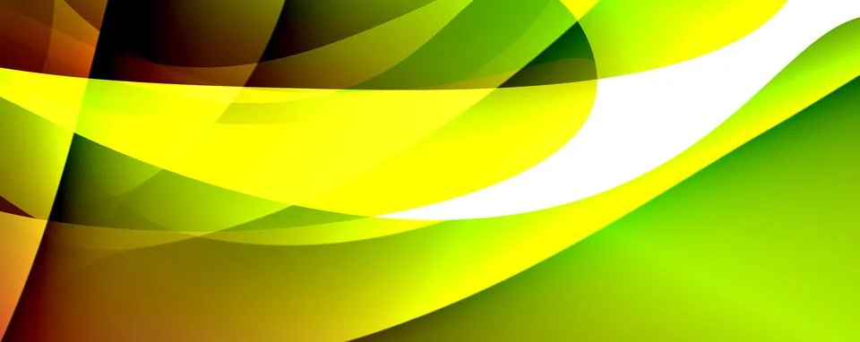 Wave lines and dynamic geometric design. Vector Illustration For Wallpaper Stock Illustration