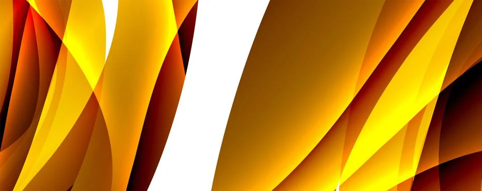 Wave lines and dynamic geometric design. Vector Illustration For Wallpaper Illustrazione stock