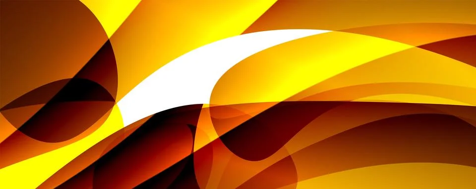 Wave lines and dynamic geometric design. Vector Illustration For Wallpaper Stock Illustration