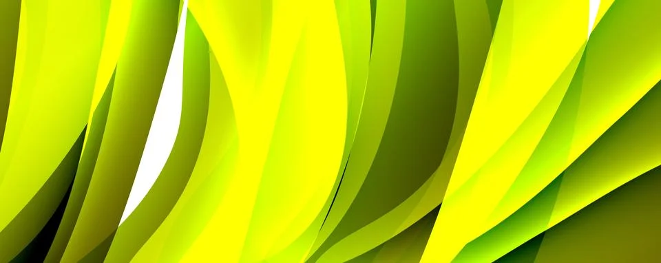 Wave lines and dynamic geometric design. Vector Illustration For Wallpaper Illustrazione stock