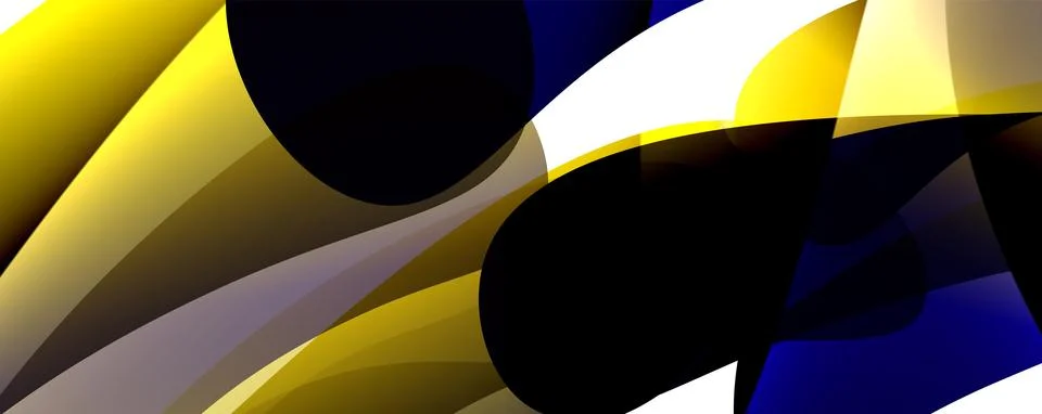 Wave lines and dynamic geometric design. Vector Illustration For Wallpaper Stock Illustration