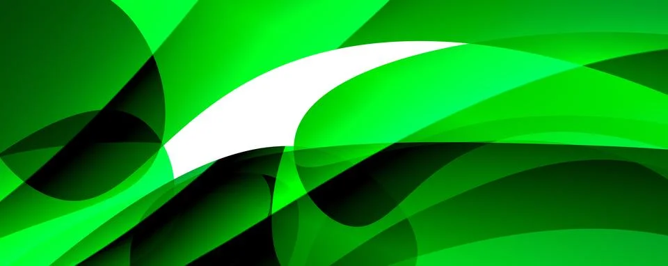 Wave lines and dynamic geometric design. Vector Illustration For Wallpaper Stock Illustration