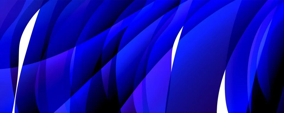 Wave lines and dynamic geometric design. Vector Illustration For Wallpaper Illustrazione stock