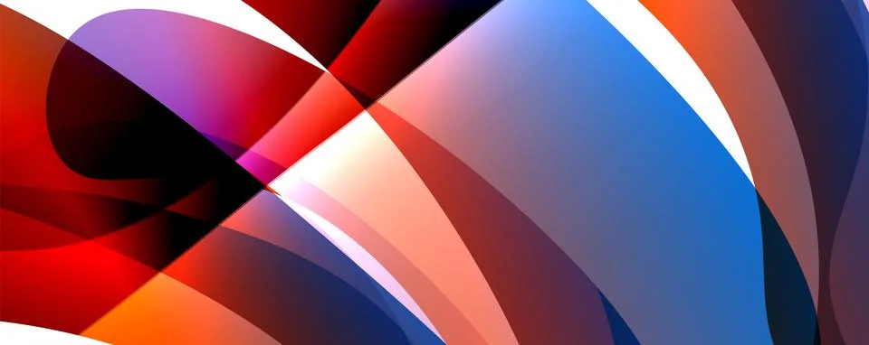Wave lines and dynamic geometric design. Vector Illustration For Wallpaper Illustrazione stock