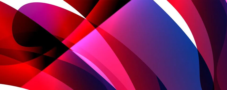 Wave lines and dynamic geometric design. Vector Illustration For Wallpaper Illustrazione stock