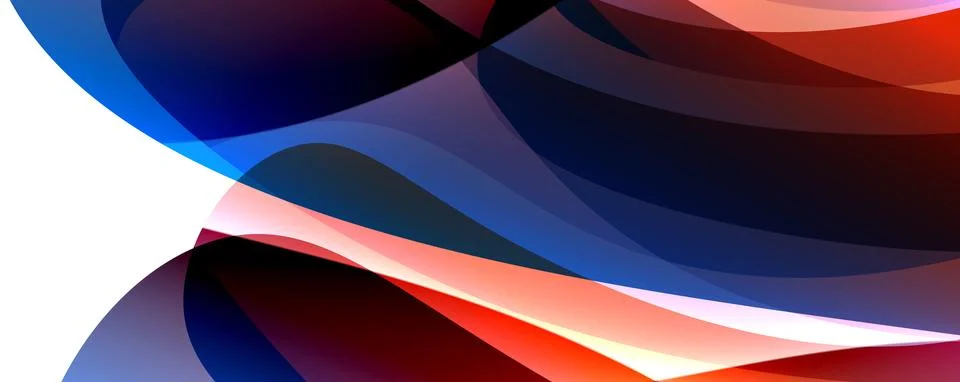Wave lines and dynamic geometric design. Vector Illustration For Wallpaper Stock Illustration