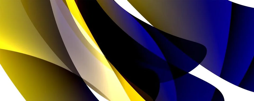Wave lines and dynamic geometric design. Vector Illustration For Wallpaper Stock Illustration