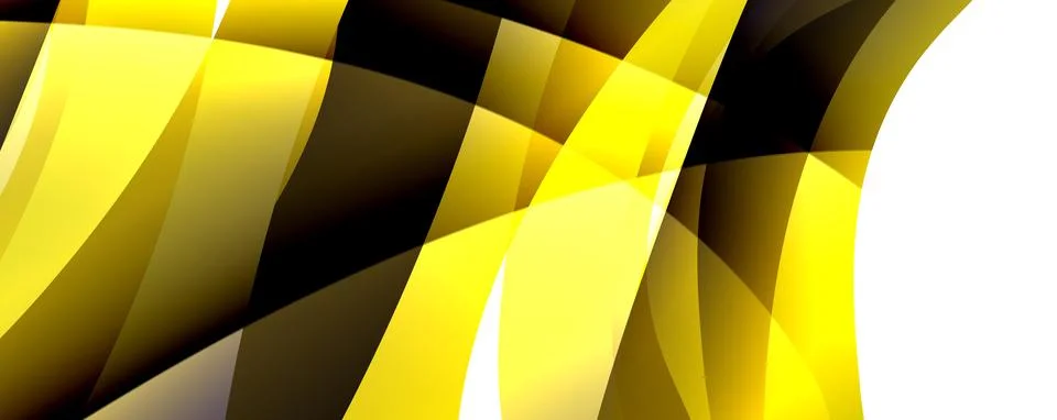 Wave lines and dynamic geometric design. Vector Illustration For Wallpaper イラスト素材