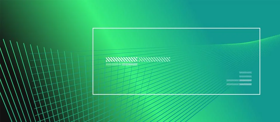 Wave lines with blend effect on fluid gradient, abstract background colorful Illustrazione stock