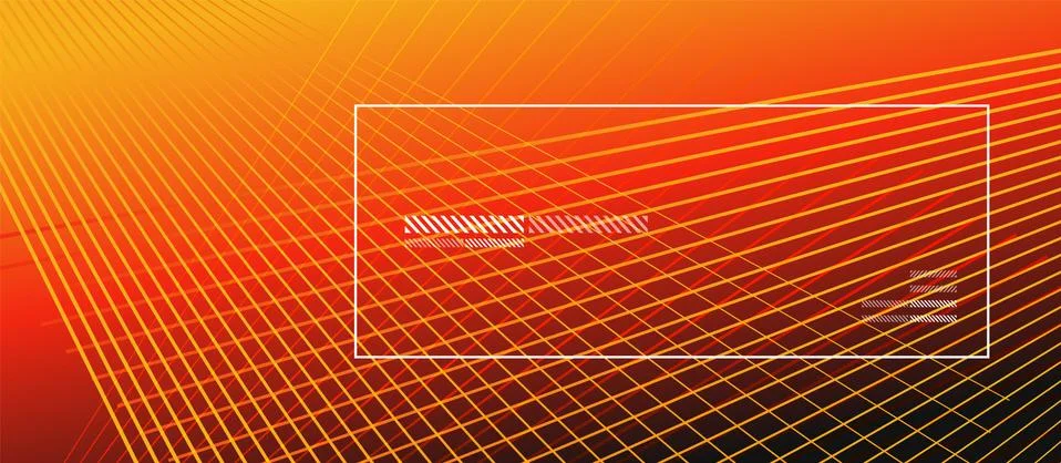 Wave lines with blend effect on fluid gradient, abstract background colorful Ilustração Stock