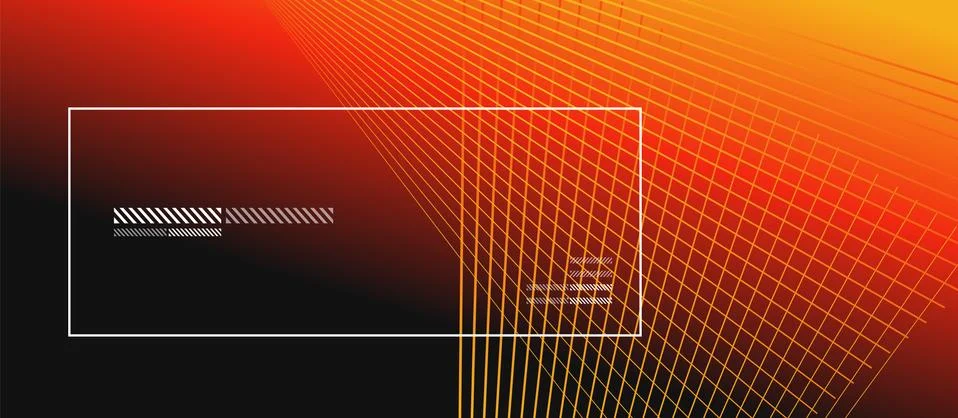 Wave lines with blend effect on fluid gradient, abstract background colorful Illustrazione stock