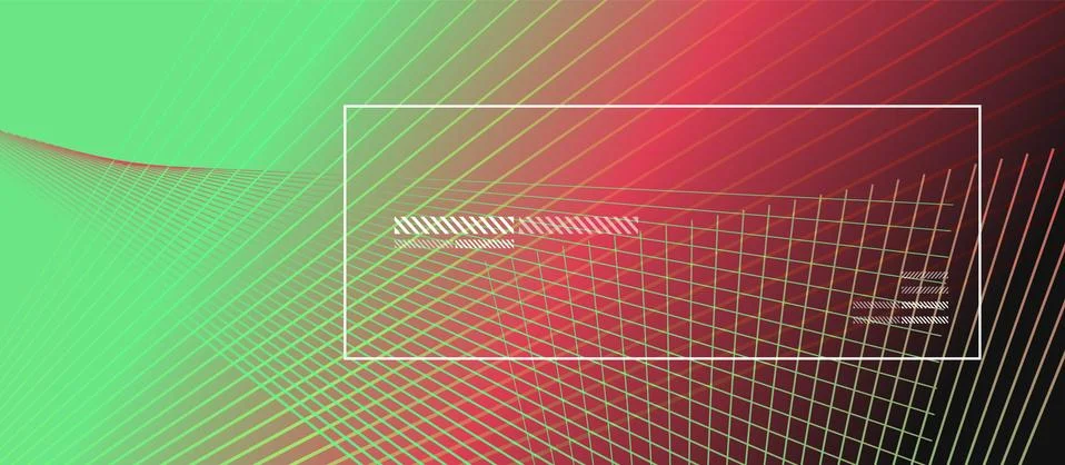 Wave lines with blend effect on fluid gradient, abstract background colorful 스톡 일러스트