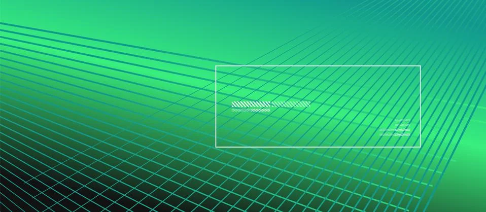 Wave lines with blend effect on fluid gradient, abstract background colorful Stock Illustration