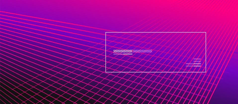 Wave lines with blend effect on fluid gradient, abstract background colorful 스톡 일러스트