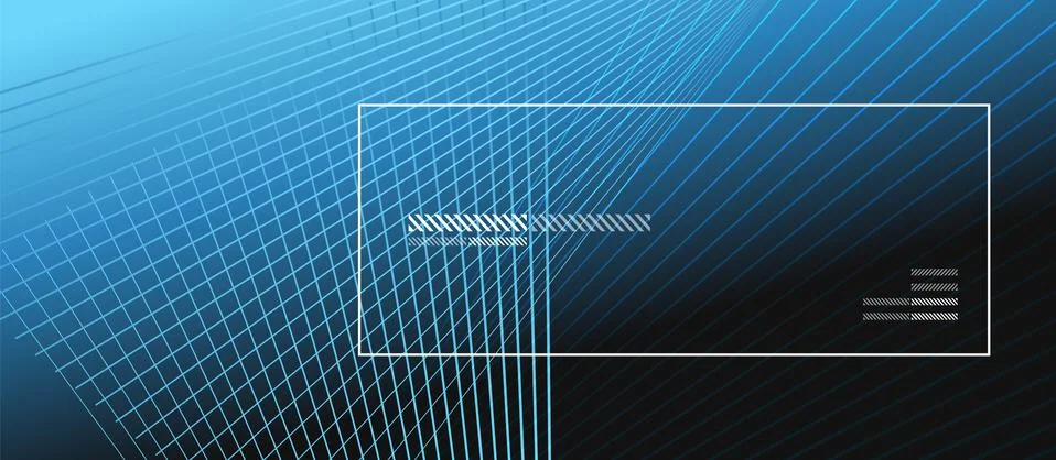 Wave lines with blend effect on fluid gradient, abstract background colorful Ilustração Stock