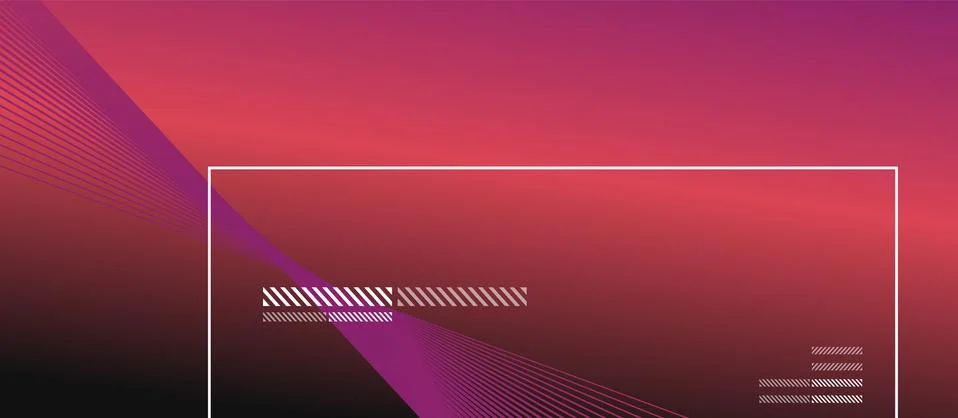 Wave lines with blend effect on fluid gradient, abstract background colorful Illustrazione stock