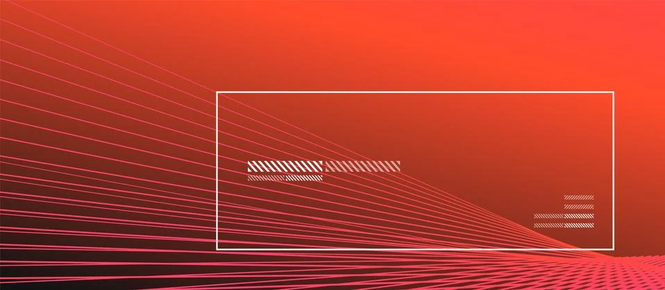 Wave lines with blend effect on fluid gradient, abstract background colorful Stock Illustration