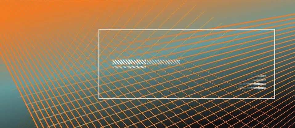 Wave lines with blend effect on fluid gradient, abstract background colorful 스톡 일러스트