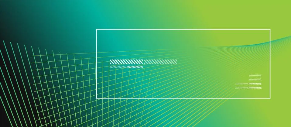 Wave lines with blend effect on fluid gradient, abstract background colorful 스톡 일러스트
